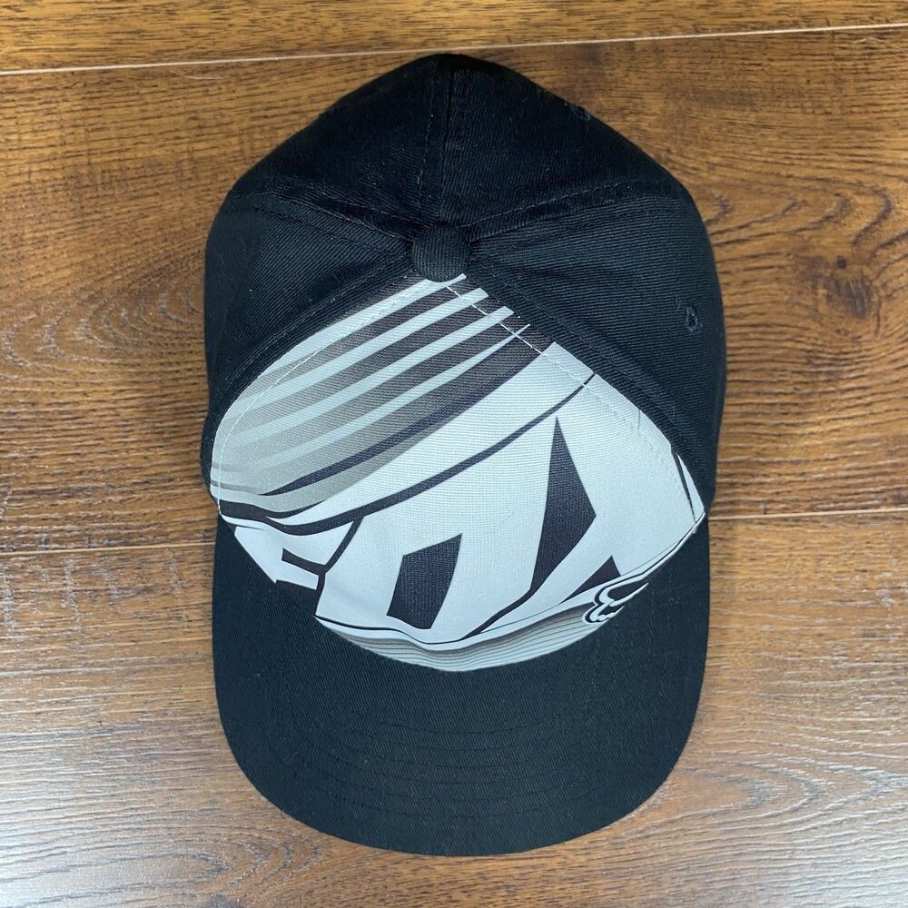 Fox Racing Campaign Flexfit Hat Black Fitted Cap Team Logo Hat Size S/M NWT New - Picture 6 of 10